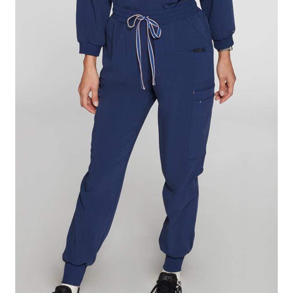 NWT Navy Dolan Hope 11-Pocket Core Scrub Jogger Pant